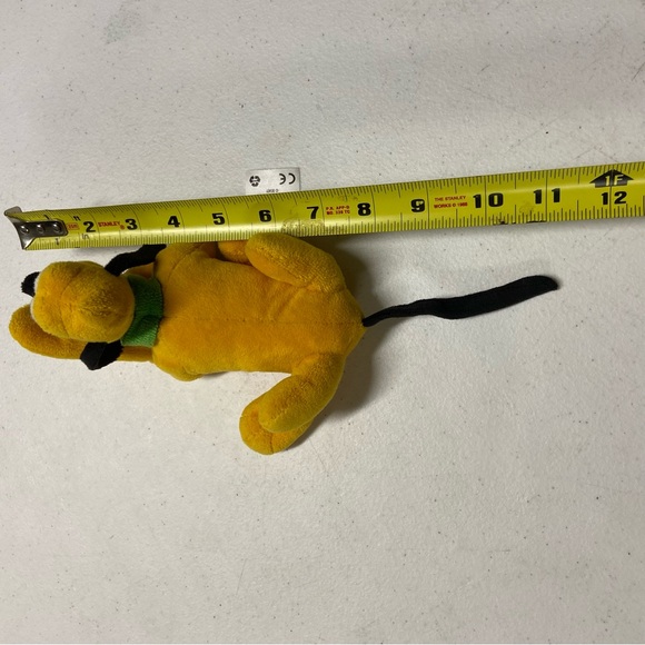 Disney Store Mickey Mouse Funhouse Pluto 8" Pray Plush Stuffed Little Dog Yellow - Picture 7 of 8